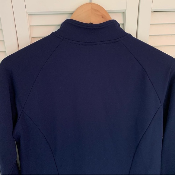 Canari Men’s Large Navy Blue Long Sleeve Cycling Racing Jersey 1/4 Zip USA Made - Picture 4 of 12